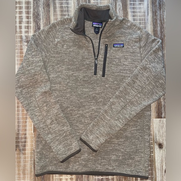 Patagonia Other - Patagonia Men’s 1/4 Zip Better Sweater Jacket brown/tan